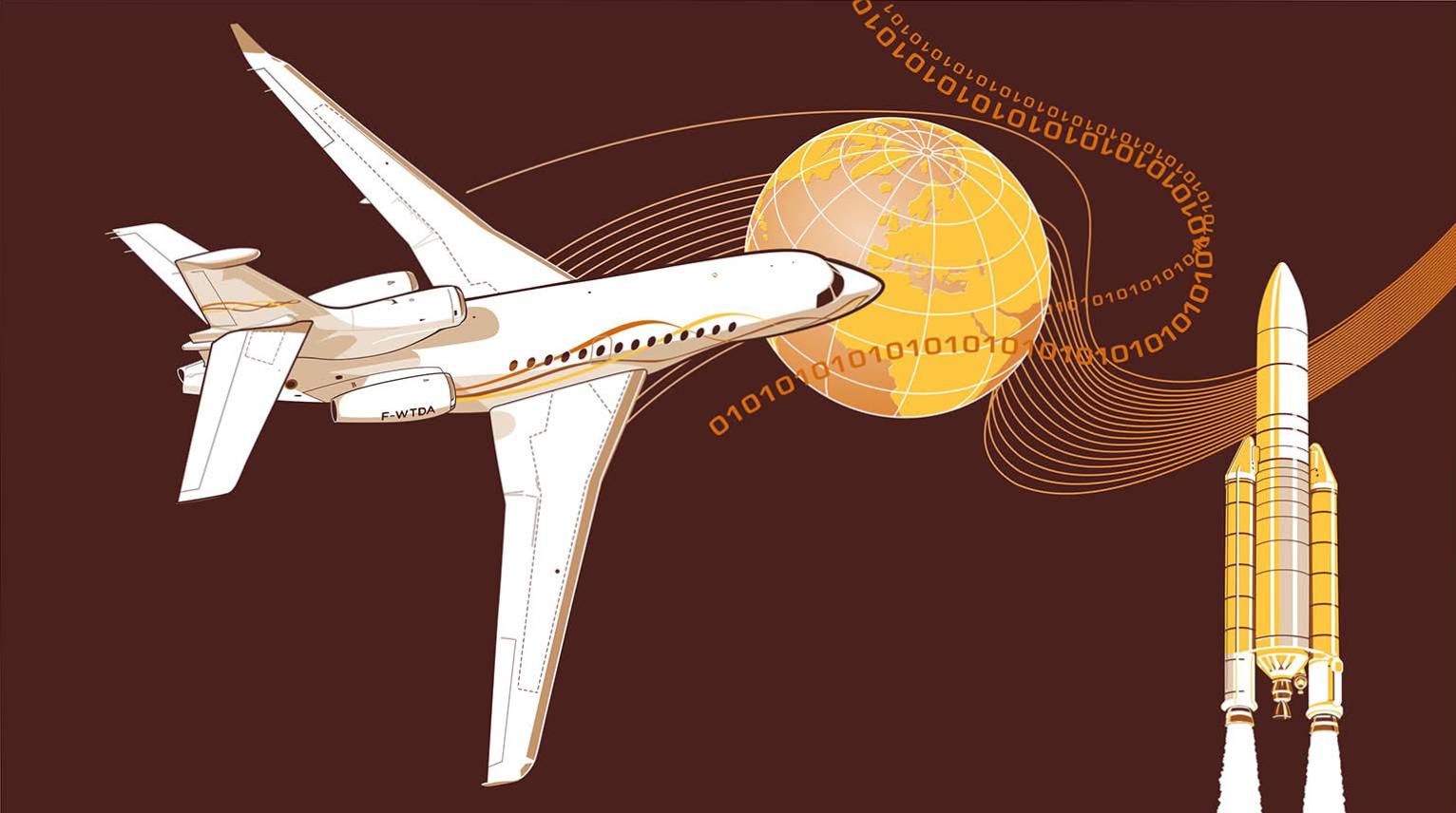 Photo du panneau : Bordeaux aéronautique et spatial